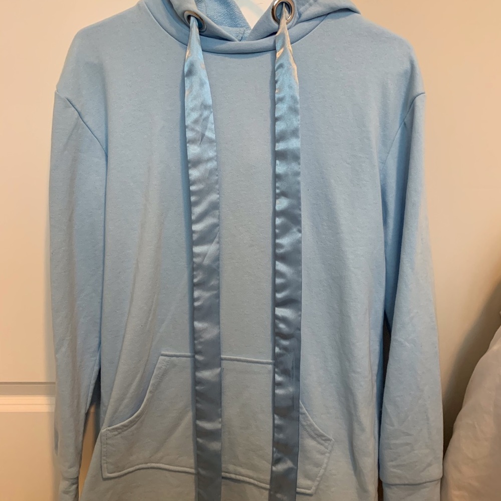 Baby blue oversized hoodie 🍬🤍